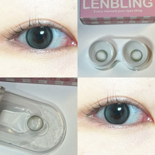 【散光】Lenbling Eye Only 1 Month Olovue Water Olive 每月抛棄散光彩妝隱形眼鏡